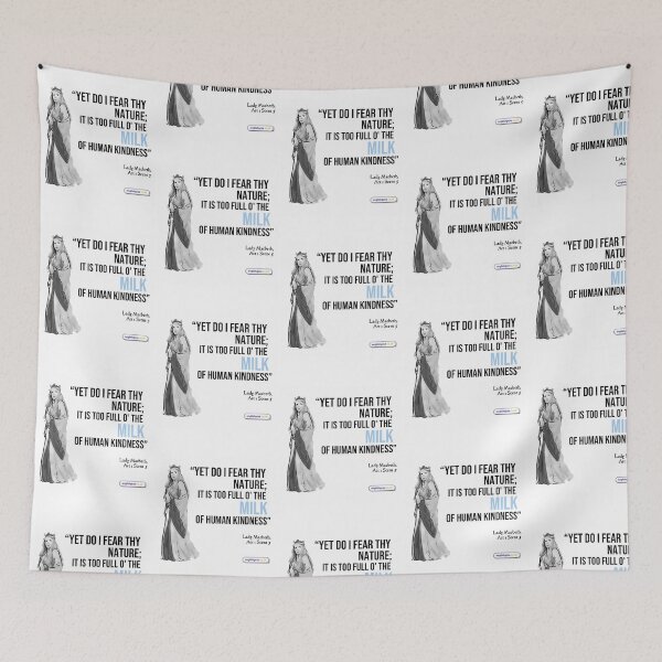 Item preview, Lady Macbeth Kindness Quote designed and sold by kdgisj.