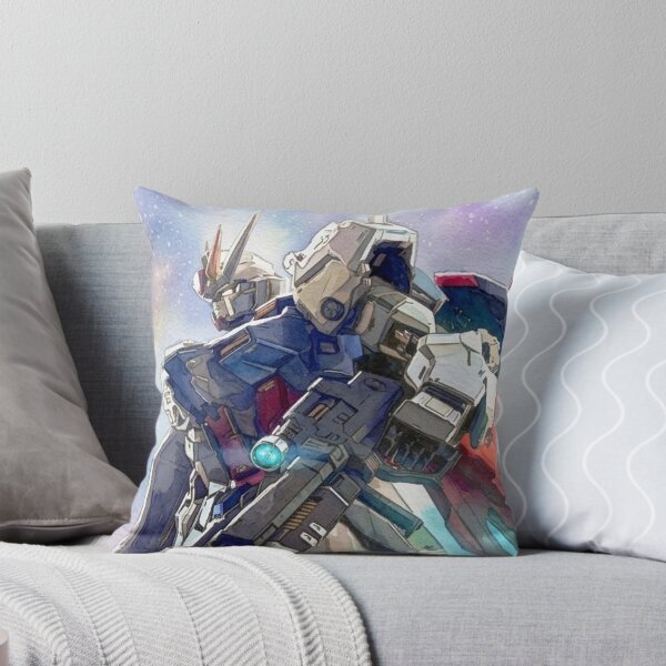 Aperçu de l'œuvre aquarelle gundam art GAT-X105 Aile Strike kira yamato créée et vendue par sabartgunpla.