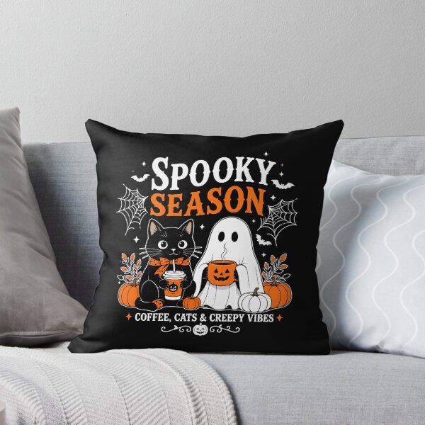 Item preview, Spooky Season Coffee Cats And Creepy Vibes designed and sold by Cravens-Museum.