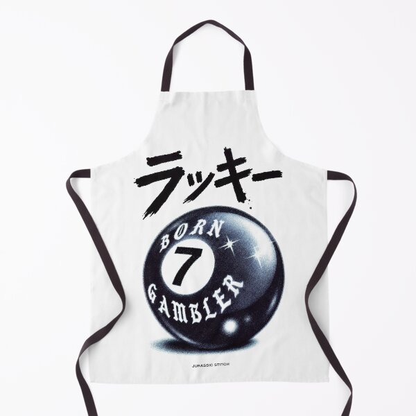 Item preview, Born Gambler Blue Lucky 7 Ball Streetwear Graphic designed and sold by Jurassic Stitch.