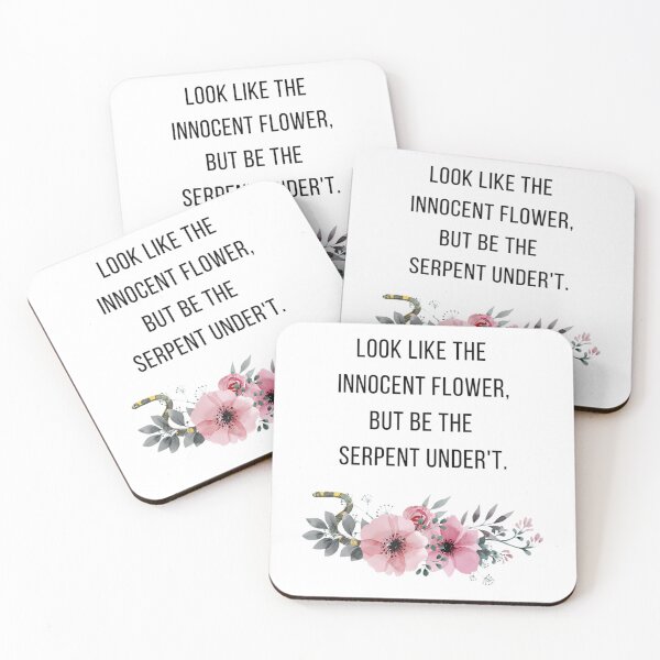 Item preview, Lady Macbeth Quote Shakespeare Innocent Flower Serpent Under'T. designed and sold by kdgisj.