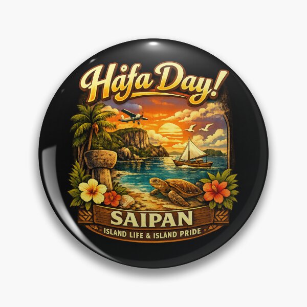 Artikelvorschau, HåfaDay – Souvenir-T-Shirt zum Thema „Leben und Stolz auf Saipan Island“ entworfen und verkauft von BemzCorner.