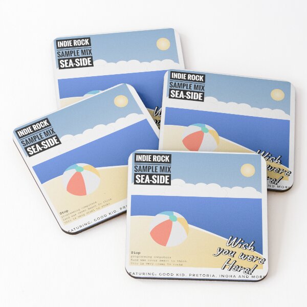 Item preview, Indie rock on the Sea-Side designed and sold by WhoDD.