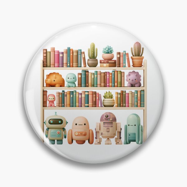 Item preview, Tiny Bookshelf Party designed and sold by bubblyrainbow.