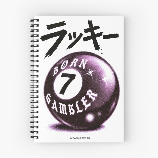 Item preview, Copy of Born Gambler Pink Lucky 7 Ball Streetwear Graphic designed and sold by Jurassic Stitch.