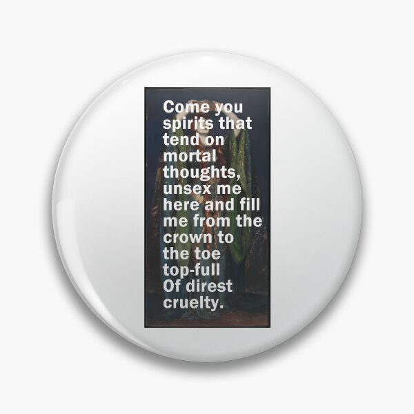 Item preview, Lady Macbeth Quote designed and sold by kdgisj.