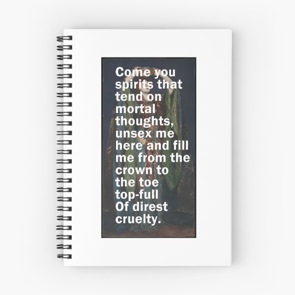 Item preview, Lady Macbeth Quote designed and sold by kdgisj.