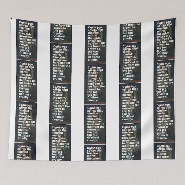 Item preview, Lady Macbeth Quote designed and sold by kdgisj.