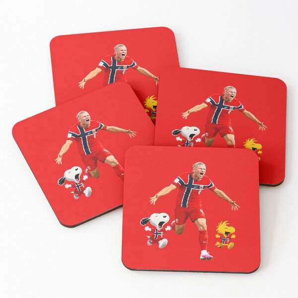 Item preview, Snoopy, Erling Haaland and Woodstock Funny Norway Team Soccer Fans designed and sold by Har-vee.