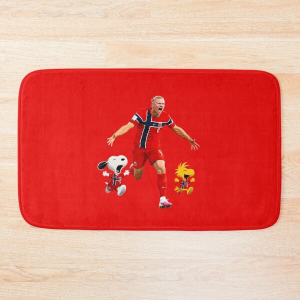 Item preview, Snoopy, Erling Haaland and Woodstock Funny Norway Team Soccer Fans designed and sold by Har-vee.