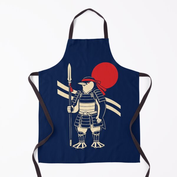 Item preview, Ukiyo-E Samurai Penguin Sentinel Guard designed and sold by KungPowUnicorn.