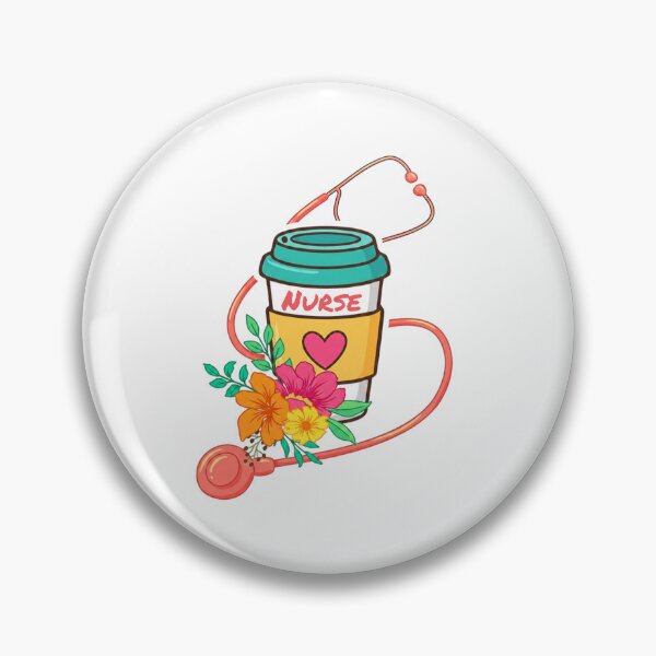 Item preview, Stethoscope Wrapped Around Coffee Cup Summer designed and sold by CaffeineConfetti.
