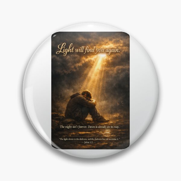 Item preview, Light Will Find You Again — John 1:5 designed and sold by MastersDesignNk.