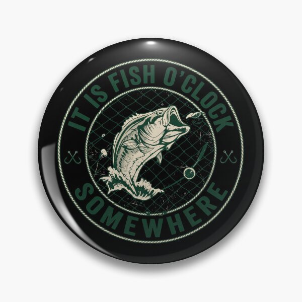 Item preview, It is Fish Oclock Somewhere Funny Fisherman Bass designed and sold by leocreatives.