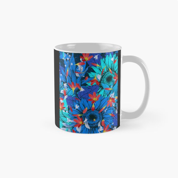 Item preview, Sunflowers in Blue designed and sold by MountainRoisin.