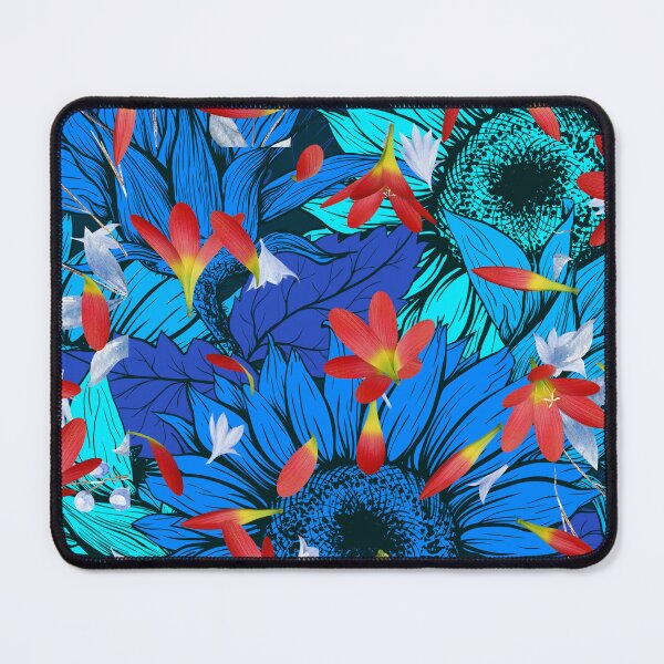 Item preview, Sunflowers in Blue designed and sold by MountainRoisin.
