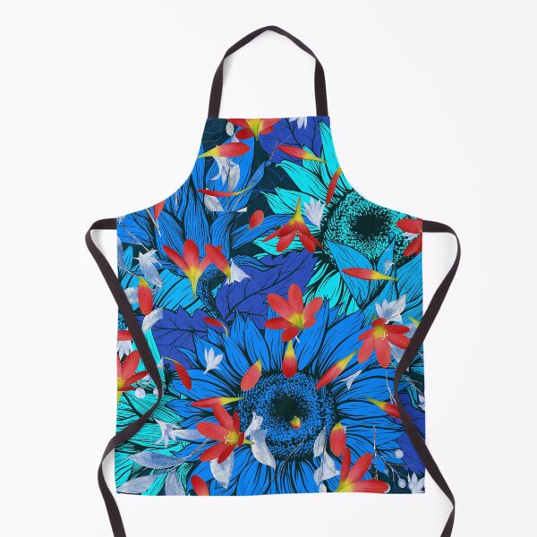 Item preview, Sunflowers in Blue designed and sold by MountainRoisin.