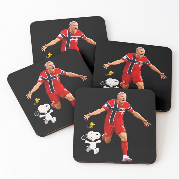 Item preview, Snoopy vs Erling Haaland Norway Team Soccer Fans designed and sold by Har-vee.