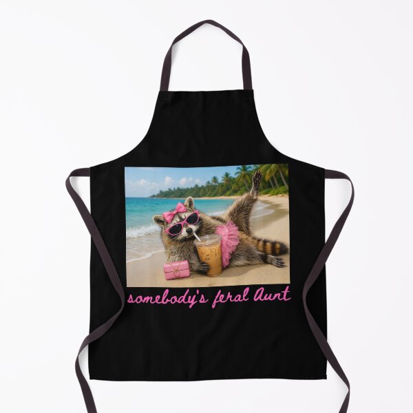 Item preview, Somebody Feral Aunt Raccoon Coffee Sarcastic Animal Humor designed and sold by leocreatives.
