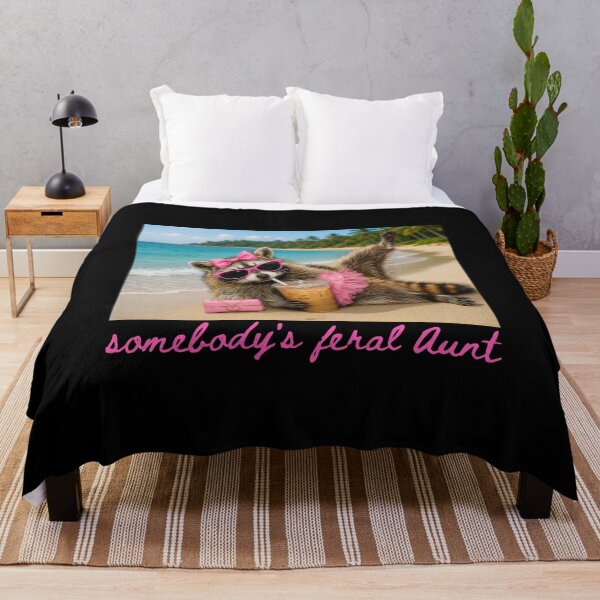 Item preview, Somebody Feral Aunt Raccoon Coffee Sarcastic Animal Humor designed and sold by leocreatives.