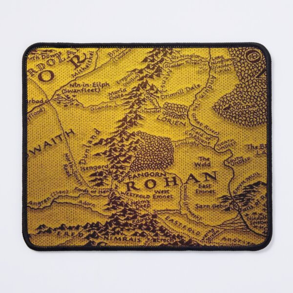 Item preview, Lord of the Rings Vintage: Middle Earth Fantasy Map and Movie Quotes Fan Art designed and sold by benja-08.