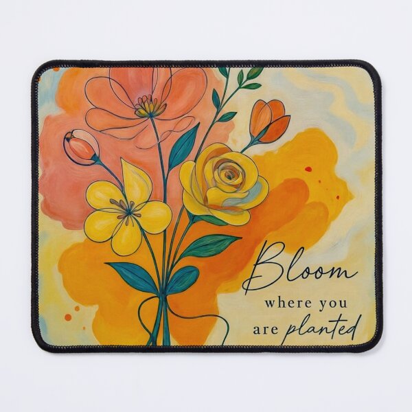Item preview, Botanical Soul Art & Gentle Reminders - Bloom where you are planted designed and sold by Helios Be. Lavsh.