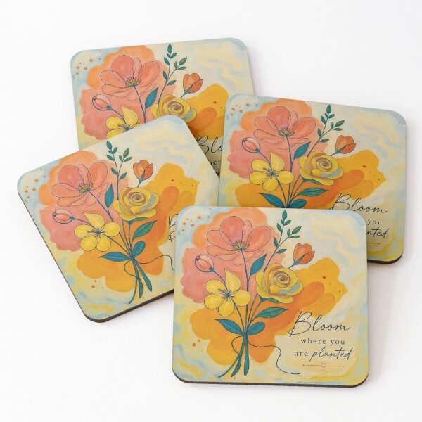 Item preview, Botanical Soul Art & Gentle Reminders - Bloom where you are planted designed and sold by Helios Be. Lavsh.