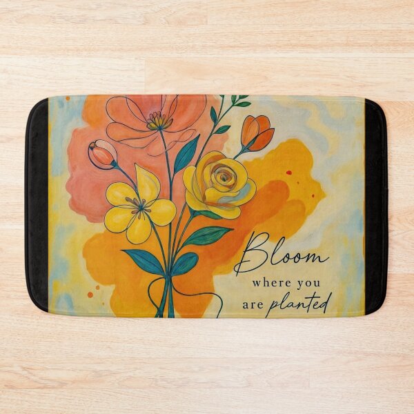 Item preview, Botanical Soul Art & Gentle Reminders - Bloom where you are planted designed and sold by Helios Be. Lavsh.