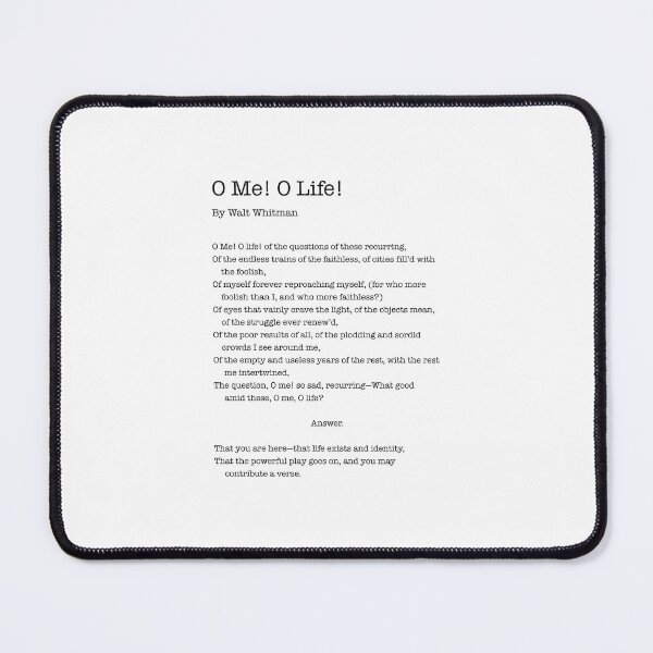 Item preview, O Me! O Life designed and sold by corbrand.