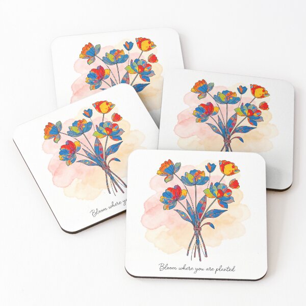 Item preview, Botanical Soul Art & Gentle Reminders - Bloom where you are planted #1 designed and sold by Helios Be. Lavsh.