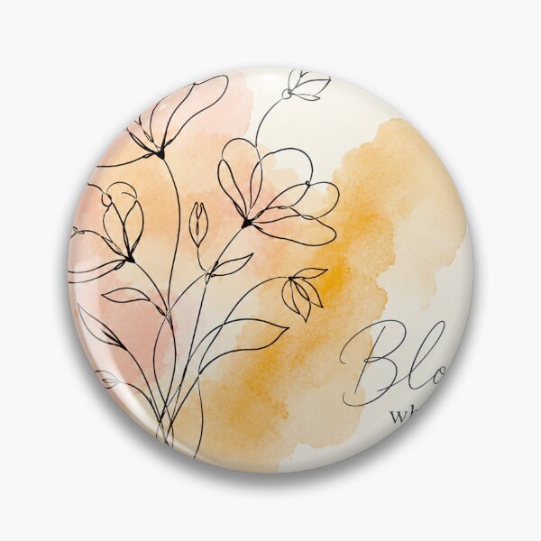 Item preview, Botanical Soul Art & Gentle Reminders - Bloom where you are planted #2 designed and sold by Helios Be. Lavsh.