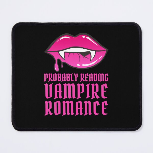 Item preview, Probably Reading Vampire Romance Gothic Lips Graphic designed and sold by feralheartsclub.