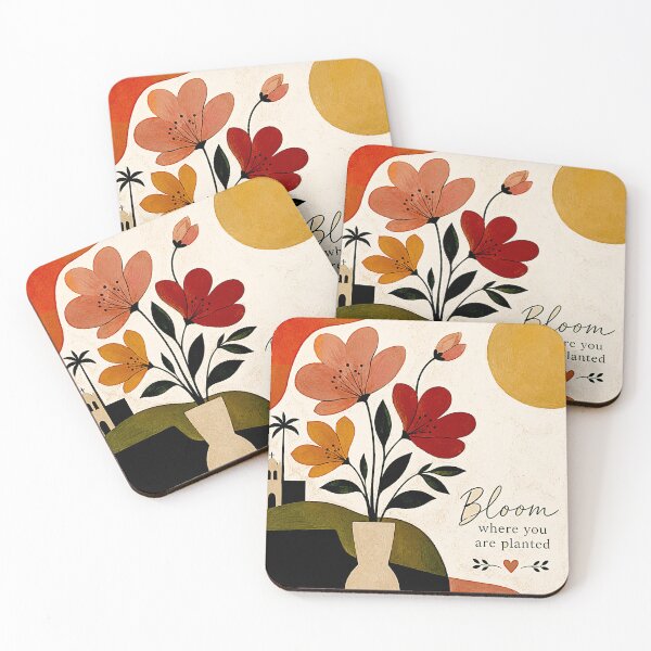 Item preview, Botanical Soul Art & Gentle Reminders - Bloom where you are planted #4 designed and sold by Helios Be. Lavsh.