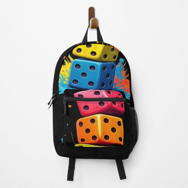 Item preview, Colorful Stacked Dice Splash | Board Game & Tabletop Gaming T-Shirt designed and sold by TheAllInStore.