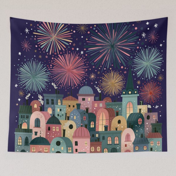 Item preview, Downtown Fireworks designed and sold by bubblyrainbow.