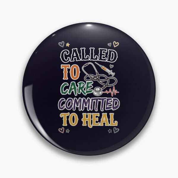 Item preview, Called To Care Committed To Heal Funny Nurse Healthcare Worker Gift Tshirt designed and sold by HopeAndHustle.