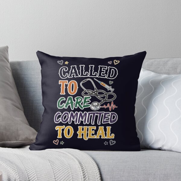 Item preview, Called To Care Committed To Heal Funny Nurse Healthcare Worker Gift Tshirt designed and sold by HopeAndHustle.