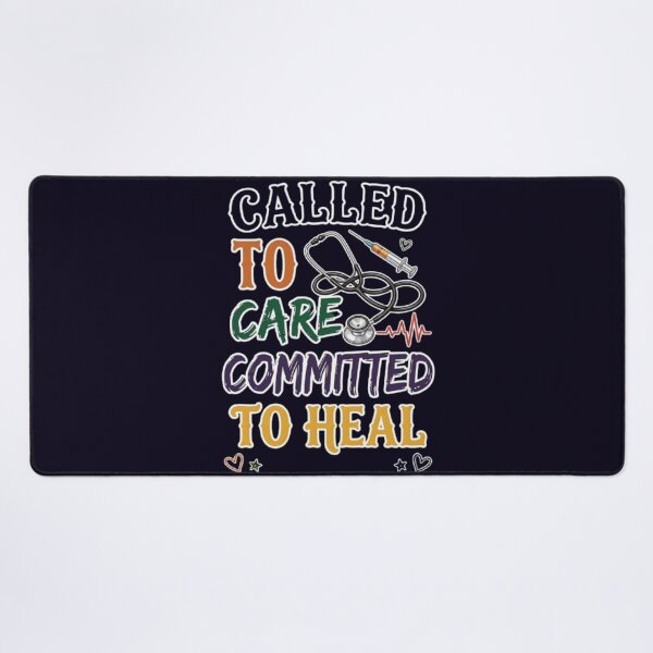 Item preview, Called To Care Committed To Heal Funny Nurse Healthcare Worker Gift Tshirt designed and sold by HopeAndHustle.