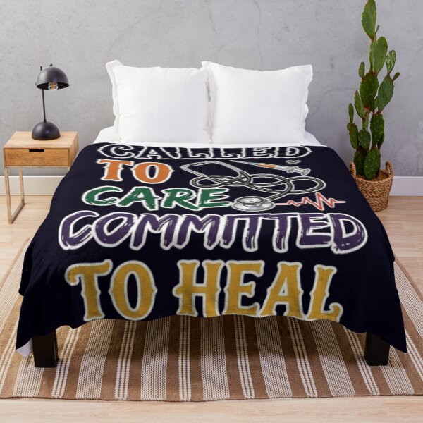 Item preview, Called To Care Committed To Heal Funny Nurse Healthcare Worker Gift Tshirt designed and sold by HopeAndHustle.