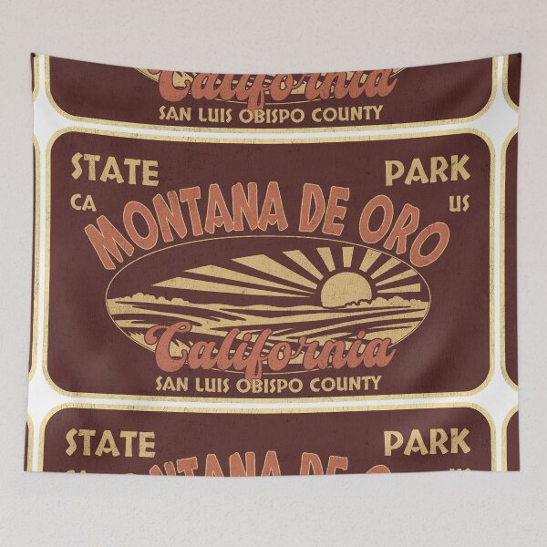 Item preview, Montaña de Oro State Park, San Luis Obispo County, California, badge design designed and sold by Wanderful-roads.