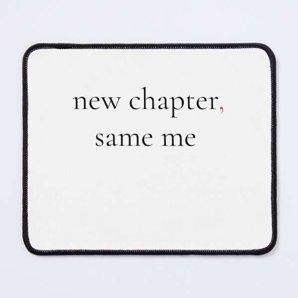 Item preview, New Chapter Same Me - Minimalist Self Growth Quote for New Beginnings designed and sold by DaysLoading.