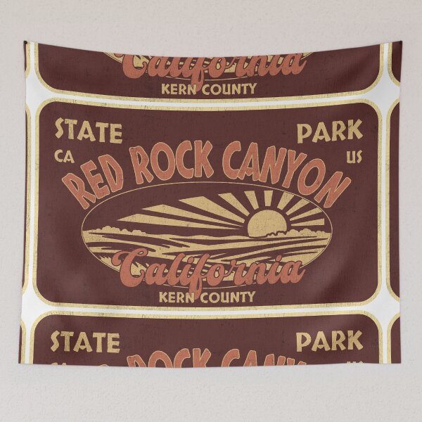 Item preview, Red Rock Canyon State Park, Kern County, California, badge design designed and sold by Wanderful-roads.