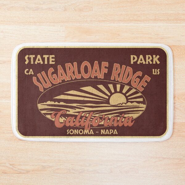 Item preview, Sugarloaf Ridge State Park, Sonoma - Napa, California, badge design designed and sold by Wanderful-roads.
