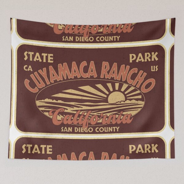 Item preview, Cuyamaca Rancho State Park, San Diego County, California, badge design designed and sold by Wanderful-roads.