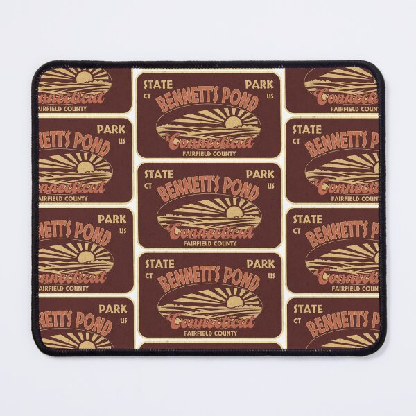 Item preview, Bennett's Pond State Park, Fairfield County, Connecticut, badge design designed and sold by Wanderful-roads.