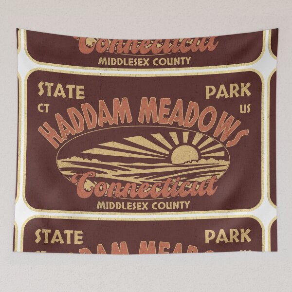 Item preview, Haddam Meadows State Park, Middlesex County, Connecticut, badge design designed and sold by Wanderful-roads.