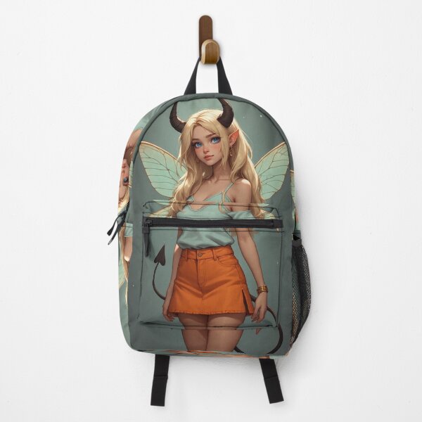 Item preview, Cute anime demon fairy girl designed and sold by ArtsJulian.