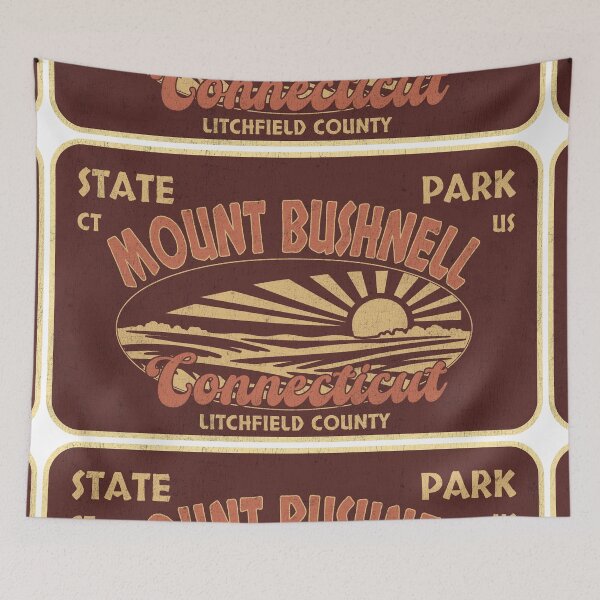 Item preview, Mount Bushnell State Park, Litchfield County, Connecticut, badge design designed and sold by Wanderful-roads.