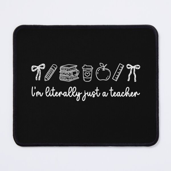 Item preview, Funny Im Literally Just a Teacher Cute Bow Aesthetic designed and sold by haitrieuic96.