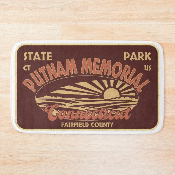 Item preview, Putnam Memorial State Park, Fairfield County, Connecticut, badge design designed and sold by Wanderful-roads.